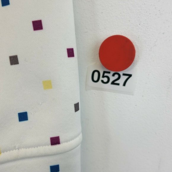 BURTON Women's White Coat Jacket LARGE Mock Neck Full Zip Long Sleeve Dry Ride - Picture 12 of 13